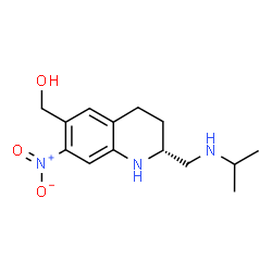 ChemSpider 2D Image | (R)-oxamniquine | C14H21N3O3