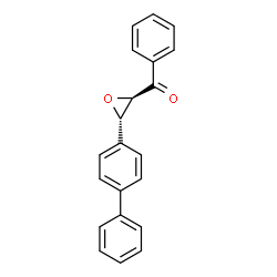ChemSpider 2D Image | [(2R,3S)-3-(4-Biphenylyl)-2-oxiranyl](phenyl)methanone | C21H16O2