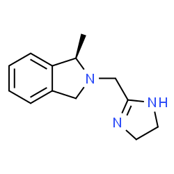 ChemSpider 2D Image | (1R)-2-(4,5-Dihydro-1H-imidazol-2-ylmethyl)-1-methylisoindoline | C13H17N3