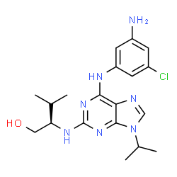 ChemSpider 2D Image | aminopurvalanol | C19H26ClN7O