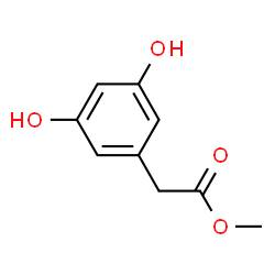 ChemSpider 2D Image | Methyl 3,5-dihydroxyphenylacetate | C9H10O4