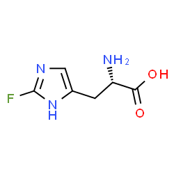 ChemSpider 2D Image | L-2-Fluorohistidine | C6H8FN3O2