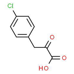 ChemSpider 2D Image | 3-(4-Chlorophenyl)-2-oxopropanoic acid | C9H7ClO3