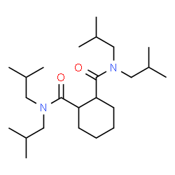 ChemSpider 2D Image | N,N,N',N'-Tetraisobutyl-1,2-cyclohexanedicarboxamide | C24H46N2O2