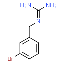 ChemSpider 2D Image | 1-(3-Bromobenzyl)guanidine | C8H10BrN3