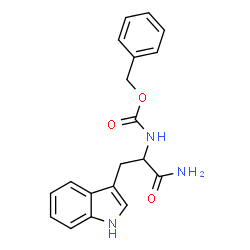 ChemSpider 2D Image | Carbobenzoxy-DL-tryptophanamide | C19H19N3O3