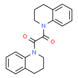 ChemSpider 2D Image | 1,2-Di(3,4-dihydro-1(2H)-quinolinyl)-1,2-ethanedione | C20H20N2O2