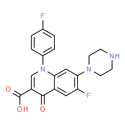 ChemSpider 2D Image | Sarafloxacin | C20H17F2N3O3