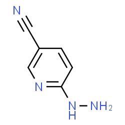 ChemSpider 2D Image | 6-Hydrazinonicotinonitrile | C6H6N4