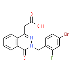 ChemSpider 2D Image | ponalrestat | C17H12BrFN2O3