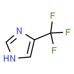 ChemSpider 2D Image | 4-(Trifluoromethyl)-1H-imidazole | C4H3F3N2