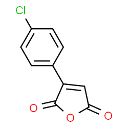 ChemSpider 2D Image | 3-(4-CHLOROPHENYL)-2,5-FURANDIONE | C10H5ClO3