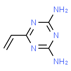 ChemSpider 2D Image | 2-Vinyl-4,6-diamino-1,3,5-triazine | C5H7N5