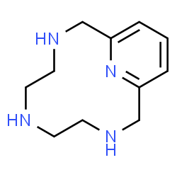 ChemSpider 2D Image | 1,4,7,10-Tetraaza-2,6-pyridinophane | C11H18N4