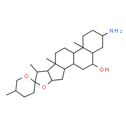 ChemSpider 2D Image | 3-Aminospirostan-6-ol  | C27H45NO3