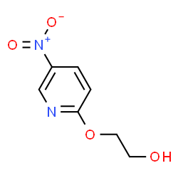 ChemSpider 2D Image | 2-(5-Nitro-2-pyridyloxy)ethanol | C7H8N2O4