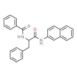 ChemSpider 2D Image | Nalpha-Benzoyl-N-2-naphthylphenylalaninamide | C26H22N2O2