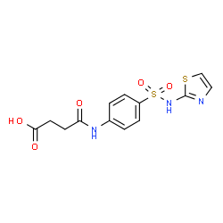 ChemSpider 2D Image | succinylsulfathiazole | C13H13N3O5S2