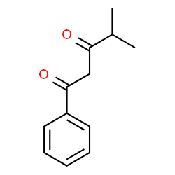 ChemSpider 2D Image | 4-Methyl-1-phenyl-1,3-pentanedione | C12H14O2