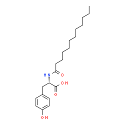 ChemSpider 2D Image | N-Dodecanoyl-L-tyrosine | C21H33NO4