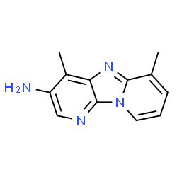 ChemSpider 2D Image | 4,6-Dimethylpyrido[3',2':4,5]imidazo[1,2-a]pyridin-3-amine | C12H12N4