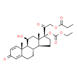 ChemSpider 2D Image | Prednicarbate | C27H36O8