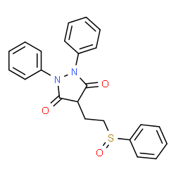 ChemSpider 2D Image | Sulfinpyrazone | C23H20N2O3S