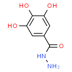 ChemSpider 2D Image | 3,4,5-Trihydroxybenzhydrazide | C7H8N2O4