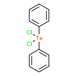 ChemSpider 2D Image | 1,1'-(Dichloro-lambda~4~-tellanediyl)dibenzene | C12H10Cl2Te