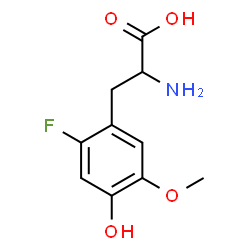 ChemSpider 2D Image | 2-Fluoro-5-methoxytyrosine | C10H12FNO4