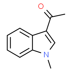 ChemSpider 2D Image | 1-Methyl-3-acetylindole | C11H11NO