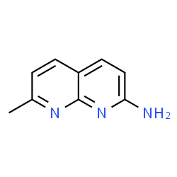 ChemSpider 2D Image | 7-methyl-1,8-naphthyridin-2-amine | C9H9N3