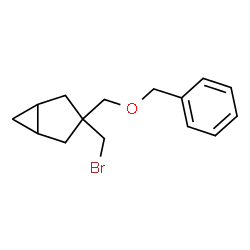 ChemSpider 2D Image | 3-[(Benzyloxy)methyl]-3-(bromomethyl)bicyclo[3.1.0]hexane | C15H19BrO