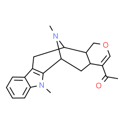 ChemSpider 2D Image | Alstophyllan-19-one | C21H24N2O2