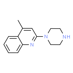ChemSpider 2D Image | 4-methyl-2-piperazin-1-ylquinoline | C14H17N3