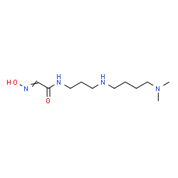 ChemSpider 2D Image | N-(3-{[4-(Dimethylamino)butyl]amino}propyl)-2-(hydroxyimino)acetamide | C11H24N4O2