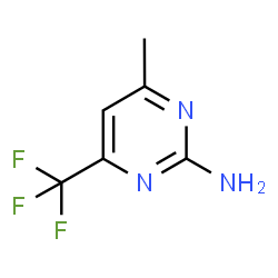 ChemSpider 2D Image | 4-Methyl-6-(trifluoromethyl)-2-pyrimidinamine | C6H6F3N3