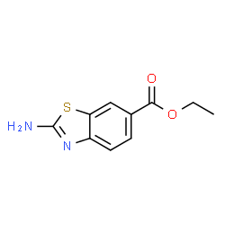ChemSpider 2D Image | Ethyl 2-amino-benzothiazole-6-carboxylate | C10H10N2O2S