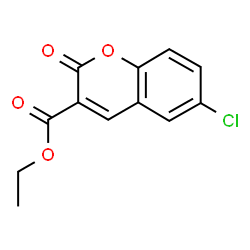 ChemSpider 2D Image | Ethyl 6-chloro-2-oxo-2H-chromene-3-carboxylate | C12H9ClO4
