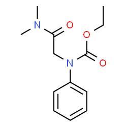 ChemSpider 2D Image | Ethyl [2-(dimethylamino)-2-oxoethyl]phenylcarbamate | C13H18N2O3