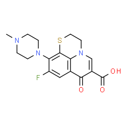 ChemSpider 2D Image | Rufloxacin | C17H18FN3O3S