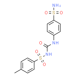 ChemSpider 2D Image | 4-Methyl-N-[(4-sulfamoylphenyl)carbamoyl]benzenesulfonamide | C14H15N3O5S2