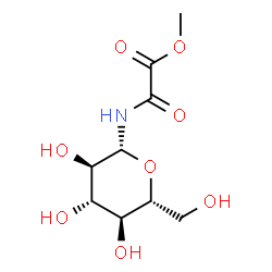 ChemSpider 2D Image | METHYL-N-(BETA-D-GLUCOPYRANOSYL)OXAMATE | C9H15NO8