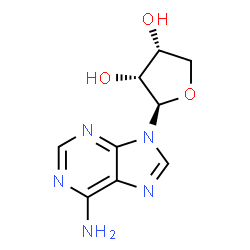 ChemSpider 2D Image | 9-beta-D-erythrofuranosyladenine | C9H11N5O3