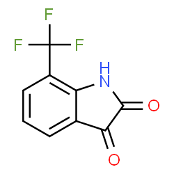ChemSpider 2D Image | 7-trifluoromethylisatin | C9H4F3NO2