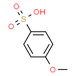 ChemSpider 2D Image | 4-Methoxybenzenesulfonic acid | C7H8O4S