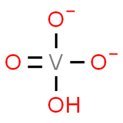 ChemSpider 2D Image | Hydroxy(dioxido)oxovanadium | HO4V