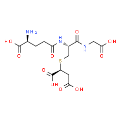ChemSpider 2D Image | L-gamma-Glutamyl-S-[(1R)-1,2-dicarboxyethyl]-L-cysteinylglycine | C14H21N3O10S
