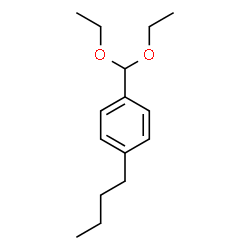 ChemSpider 2D Image | 1-Butyl-4-(diethoxymethyl)benzene | C15H24O2