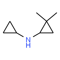 ChemSpider 2D Image | N-Cyclopropyl-2,2-dimethylcyclopropanamine | C8H15N